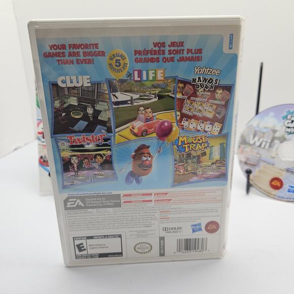 Hasbro Family Game Night 3 (Nintendo Wii, 2010) CIB Tested And Working - Picture 3 of 4